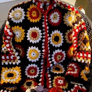 Crochet Granny square sweater